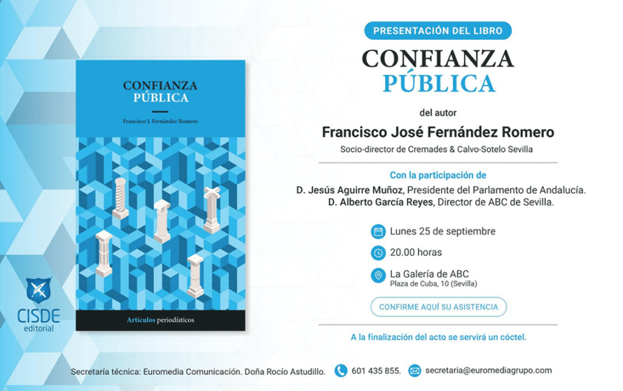 Presentación del libro Confianza Pública