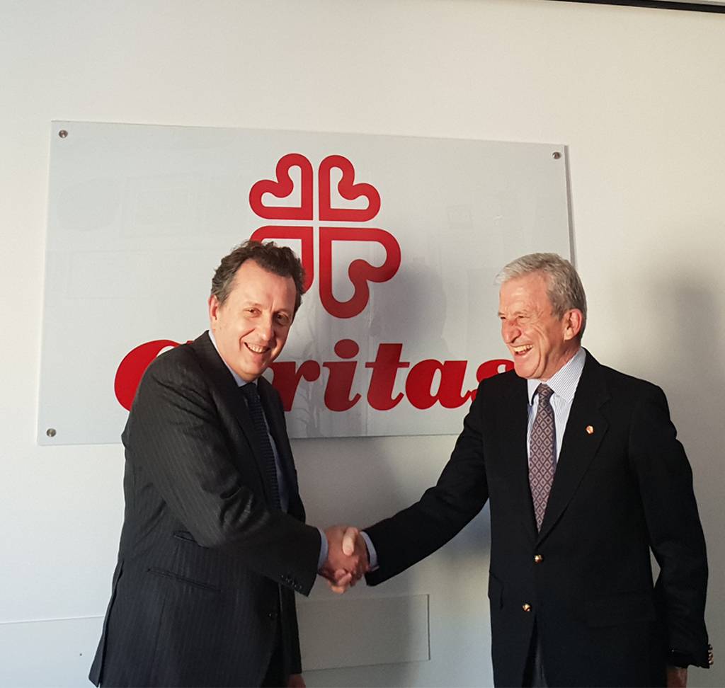 Reunión con D. Manuel Bretón, Presidente de Cáritas.