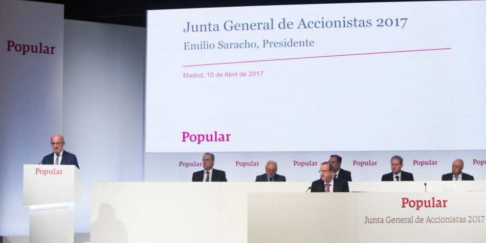 Los accionistas minoritarios instan una investigación por presunta manipulación de la cotización de la acción de Banco Popular