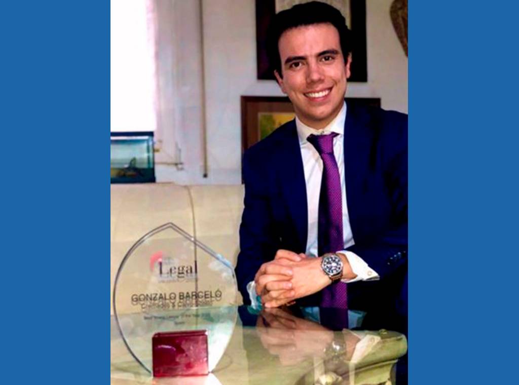 Gonzalo Barceló, abogado de Cremades & Calvo-Sotelo, Mejor Joven Abogado del Año