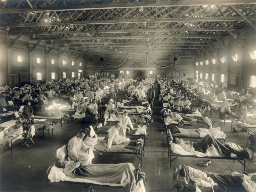 El coronavirus y la gripe española -1918/1920-