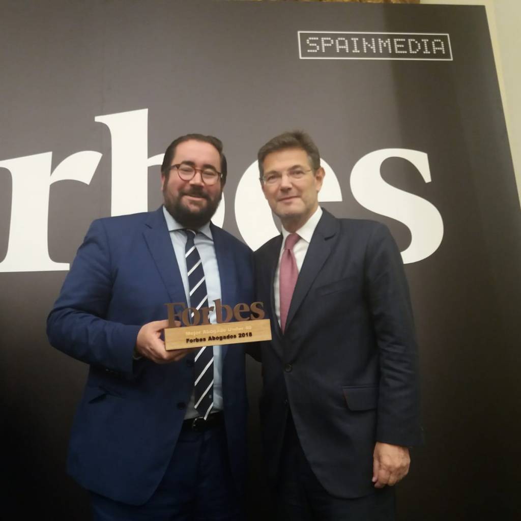 Roberto Miño Reig, elegido mejor abogado de España menos de 40 años por la revista FORBES.