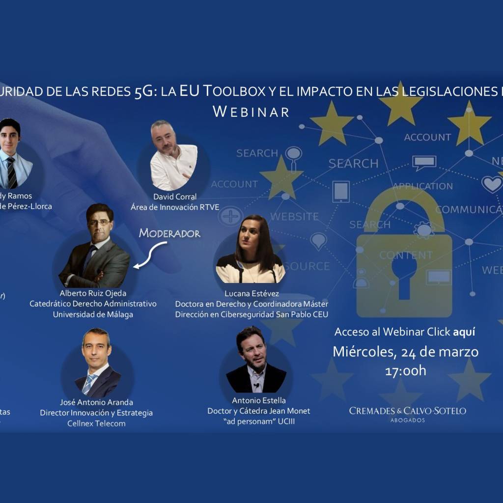 Ciberseguridad de las redes 5G: la EU Toolbox y el impacto en las legislaciones europeas