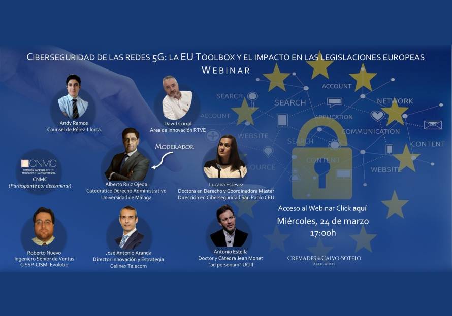Ciberseguridad de las redes 5G: la EU Toolbox y el impacto en las legislaciones europeas