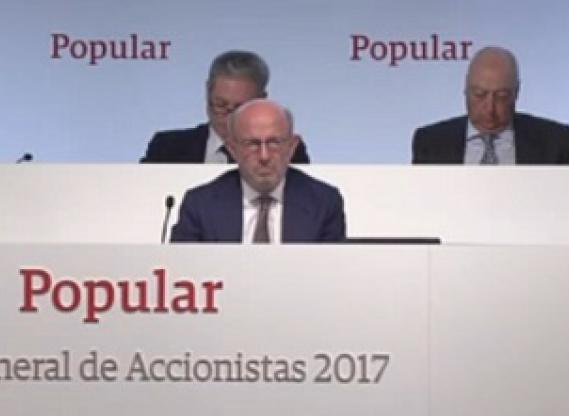 Intervención Junta Banco Popular