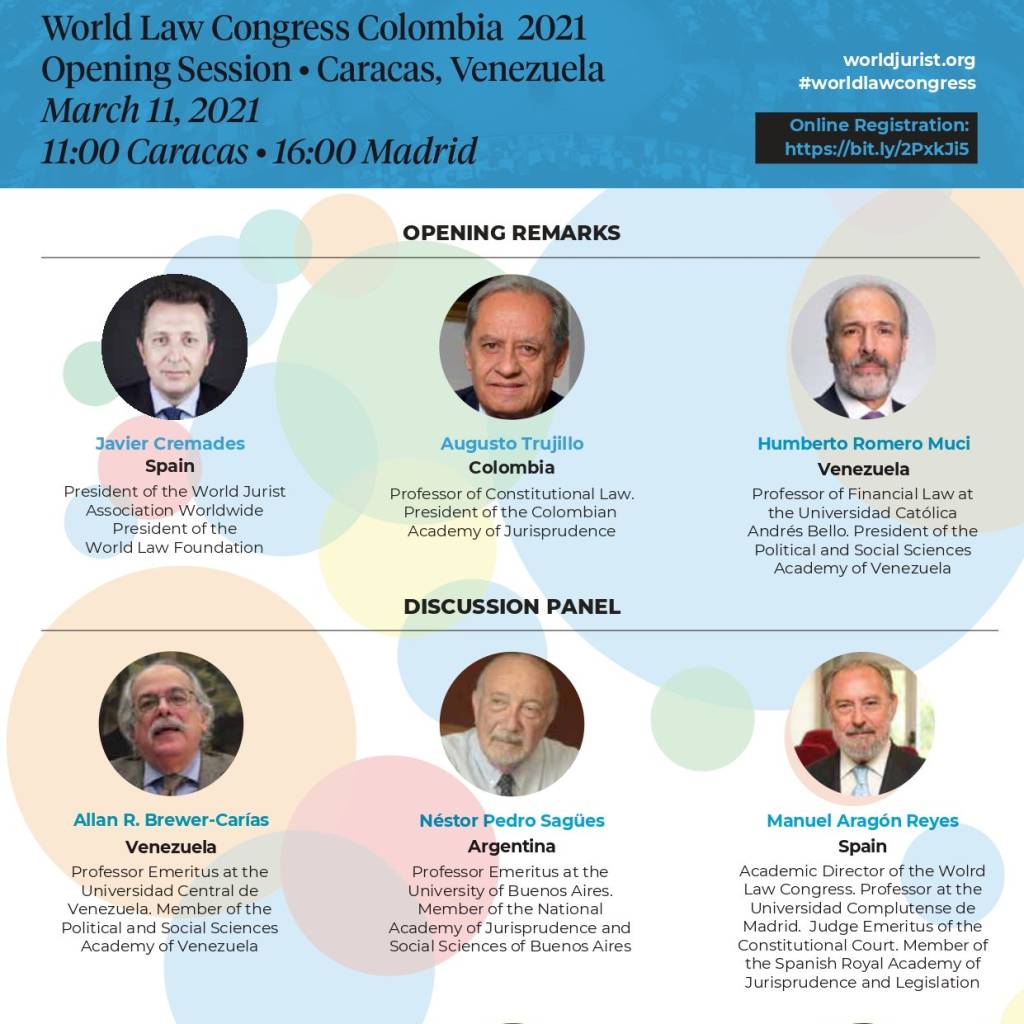 “Falseamiento del Estado de Derecho”, la nueva opening session de la World Jurist Association