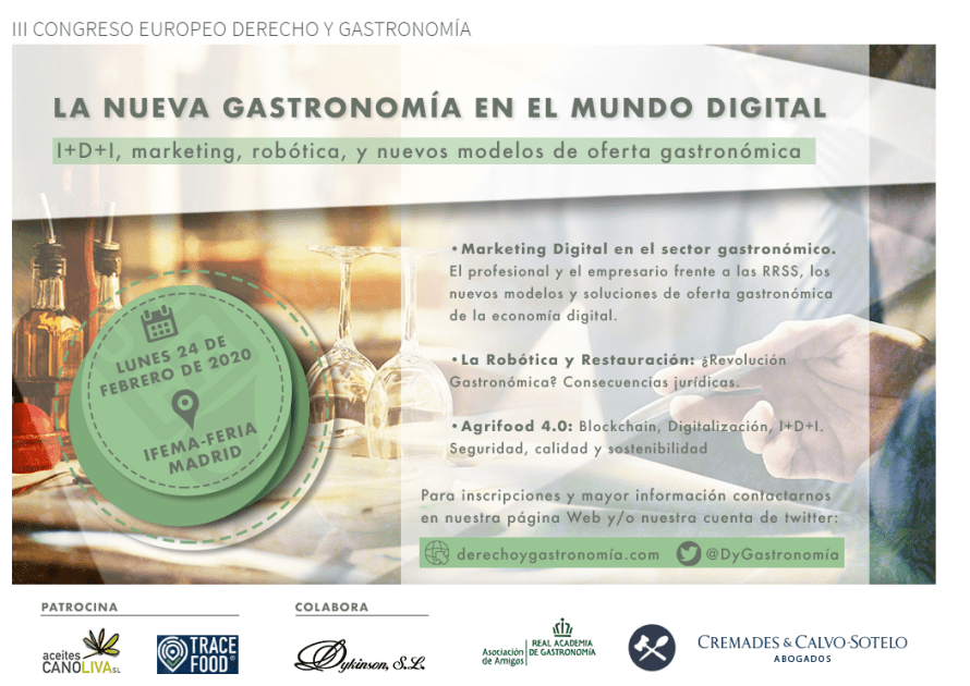 III Congreso Europeo Derecho y Gastronomía