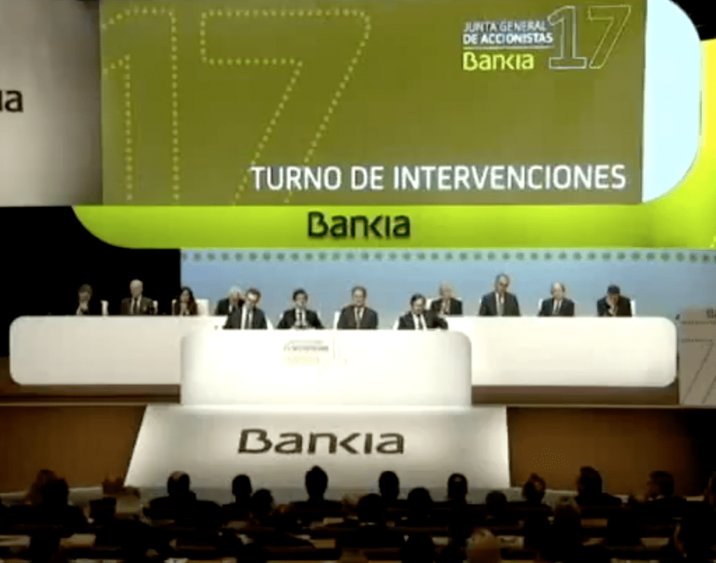 Junta General de Accionistas de Bankia 2017