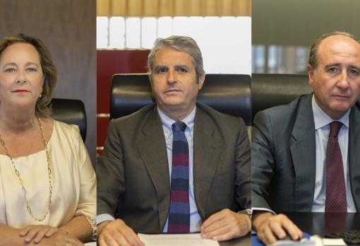 Beatriz Jiménez Suñe, Miguel Valdés Cruces y Rafael Silva Bravo, socios del despacho