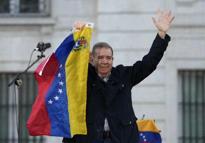 Edmundo González Urrutia, en Madrid