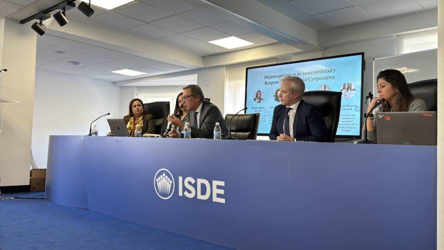 José Estévez, vicepresidente del despacho de abogados Cremades & Calvo Sotelo, participó en una mesa dedicada a las mejores prácticas de sostenibilidad y responsabilidad social corporativa.