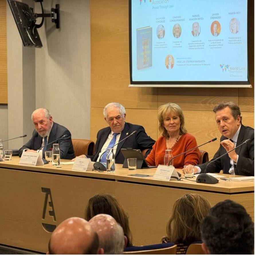 Presentación del libro Sobre el imperio de la ley, de Javier Cremades, en el Consejo General de la Abogacía Española