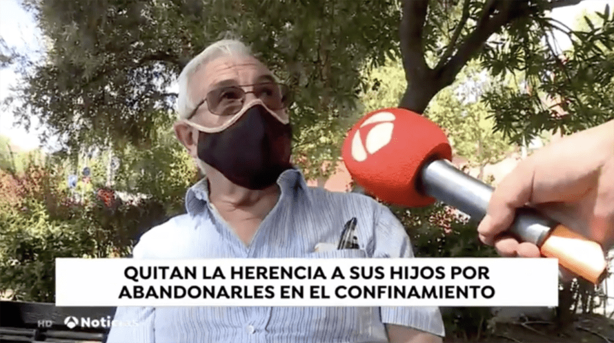 Más mayores quieren desheredar a sus hijos tras sentirse solos y abandonados en la vejez